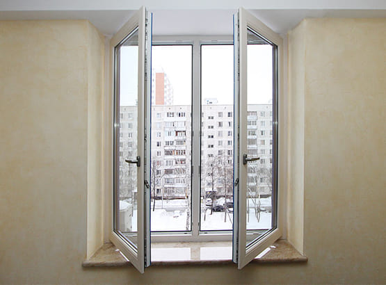 Вертикальный импост окна