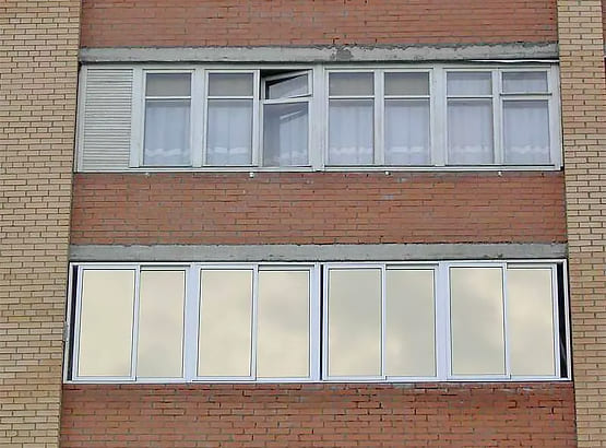 Зеркальная тонировка балкона