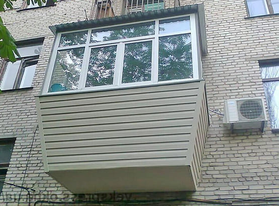 Теплое остекление балкона
