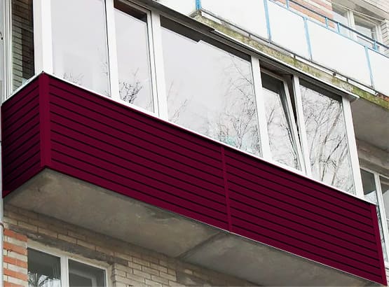 Остекление балкона с крышей