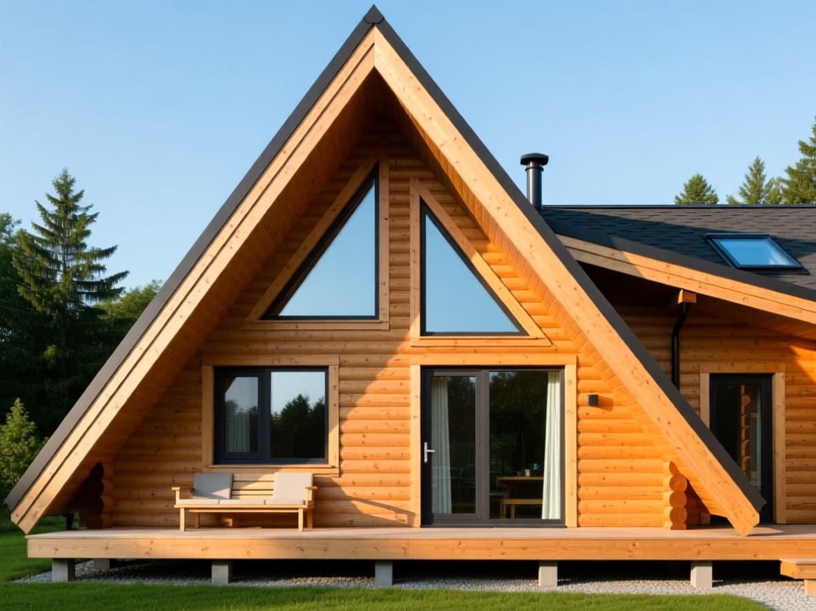 Прямоугольный треугольник окна