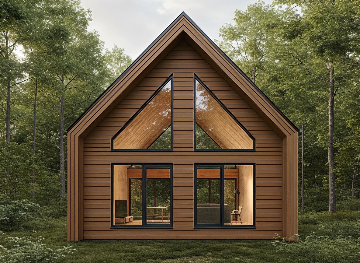 Глухие трапециевидные окна