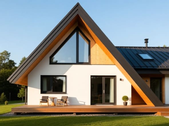 Трапециевидные окна с двумя створками